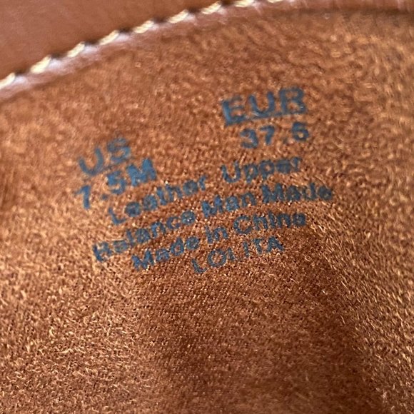 Sam Edelman NWOT women's Lolita Leather Pull-on Ankle Boot, Crocodile, Brown 7.5 - Picture 8 of 9